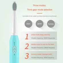 Ультразвуковая вибрационная зубная щетка USB электрическая перезаряжаемая мягкая щетина пара зубная щетка Smart