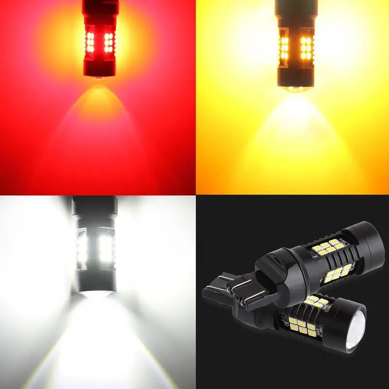

2pcs 1200Lm T20 W21W LED W21/5W LED WY21W 7440 7443 Car 3156 Turn T25 Bulb p27/7w 3157 LED Reverse Lamp Brake Light Signal I0L3