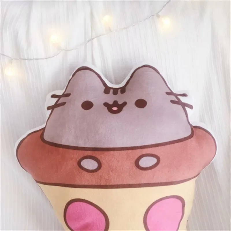 Мультяшная игрушка для пиццы, кошки, мороженого, кошки, подушка, детская игрушка, Детские сопроводительные куклы, комфортные куклы, подарки на праздник