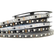 

5M WS2811 RGB LED waterproof light strip 5050 SMD addressable 30 60 48 LED external 1 IC control 3 LED bright ordinary 24V