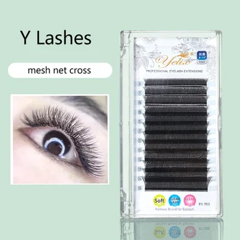 

Yelix Individual Lashes YY for Eyelash Extension Premade Volume Fans Lashes Extension for Professionals Natural False Eyelashes