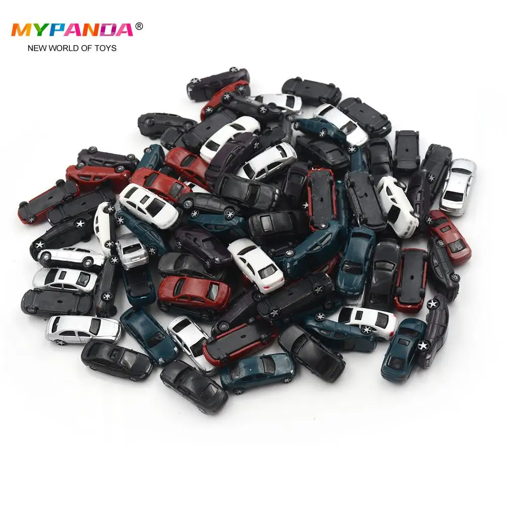 10pcs Painted  Car Model Building Train Layout Scale Ho (1:100) Cb100-3 Model Building Toy Kits For Kid Children 1 32 nissan gtr r35 racing car model scale children kids toys car 1 24 diecast