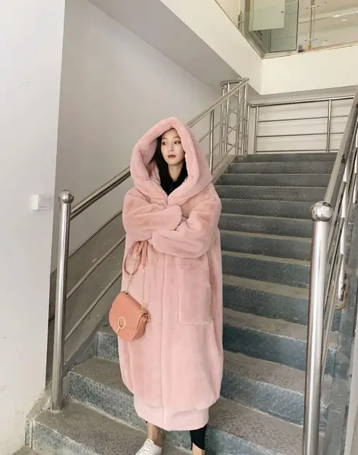 Faux Fur Coat Women Winter Coat 