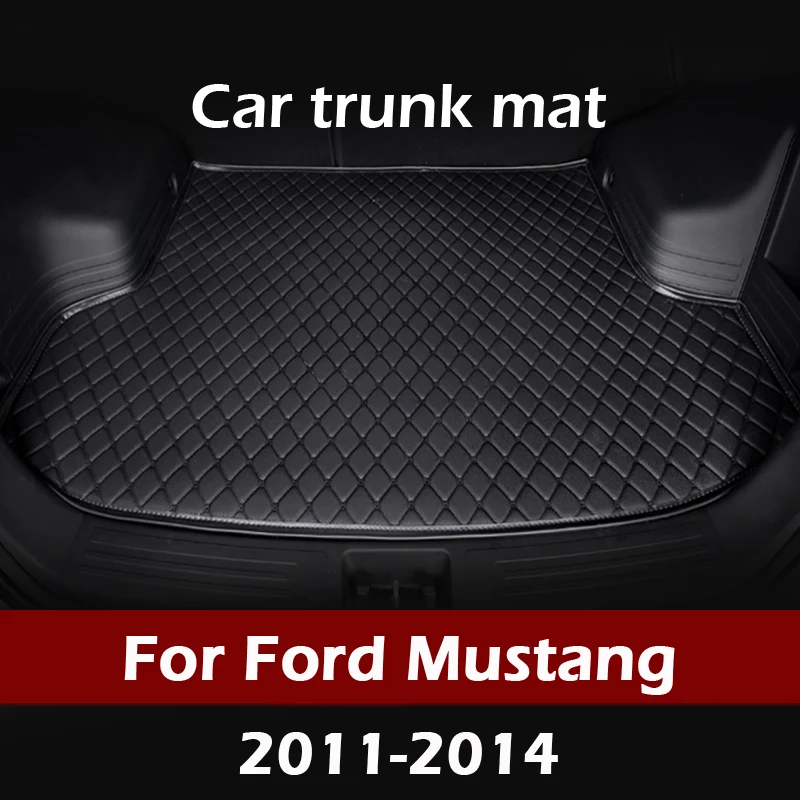 MIDOON Car trunk mat for Ford Mustang 2011 2012 2013 2014 cargo liner