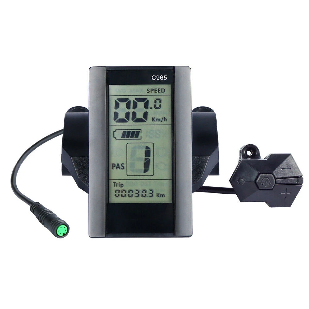 

24/36/48 DCV Scooter C965 Meter LCD Display Controller For BBS01 BBS02 BBSHD New