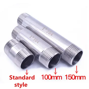 

Water connection 1/8" 1/4" 3/8" 1/2" 3/4" 1" 1-1/4" 1-1/2" Male X Male Threaded Pipe Fittings Stainless Steel SS304