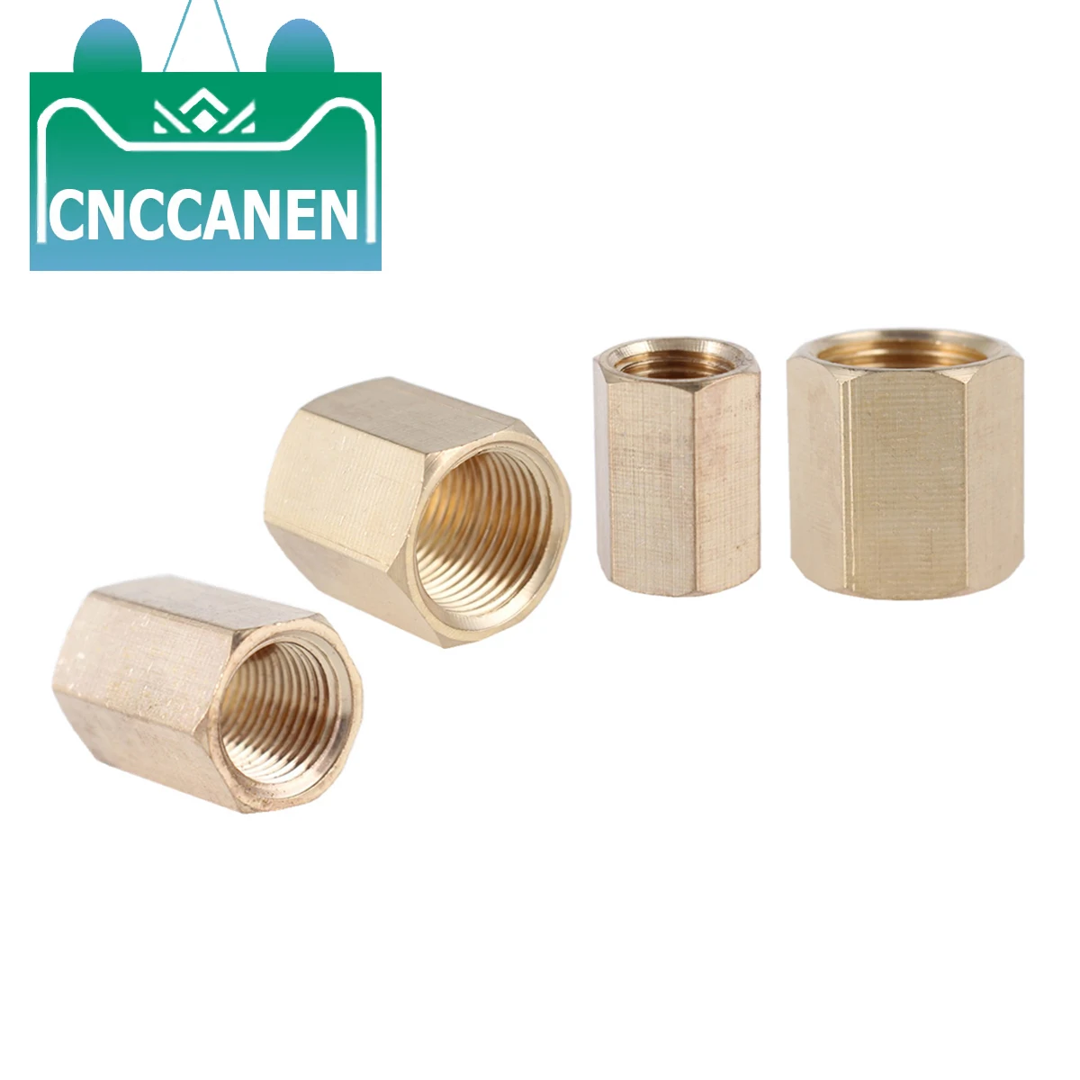 Raccord de tuyau en laiton et cuivre, raccord de tige à écrou hexagonal