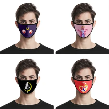 

Anime Sailor Moon mascarillas Luna Cosplay Mask Girls Cute Cosplay Costume Accessories Face Dust Proof Masks