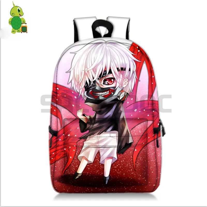 Рюкзак для косплея аниме «Токийский Гуль», школьные сумки для девочек-подростков и мальчиков, рюкзак для ноутбука Kaneki Ken, дорожные сумки на плечо - Цвет: 15