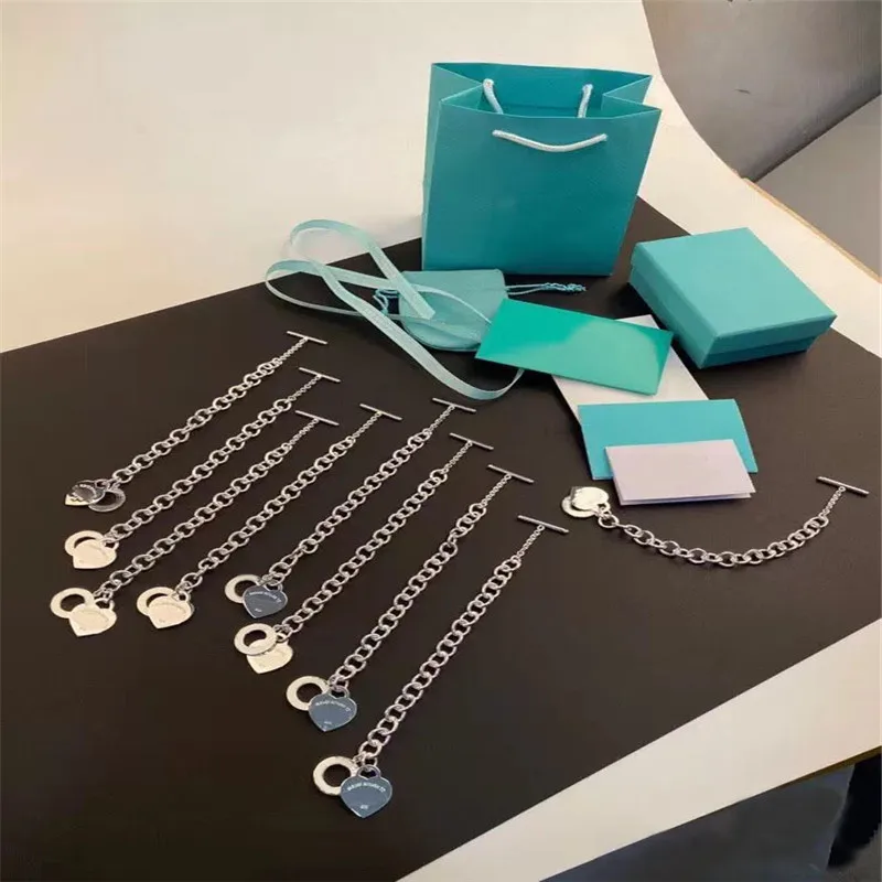 

2020 New TIF Necklaces Sterling Necklace Jewelry Silver 925 pendant love Heart pendant Necklaces,classic Fashionable