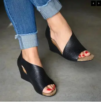

Litthing Platform Sandals Wedges Shoes For Women Heels Sandalias Mujer Summer Shoes Clog Womens Espadrilles Women Sandals 2020