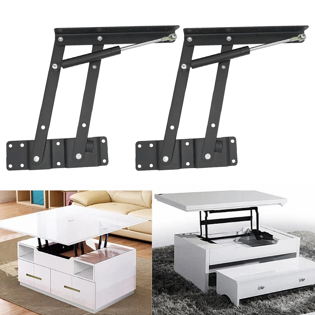 2x Practical Heavy Duty Steel Lift Up Coffee Table Mechanism Hardware Top Lifting Frame Furniture Anti-rust//Corrosion-resistant//Durable//Sturdy
