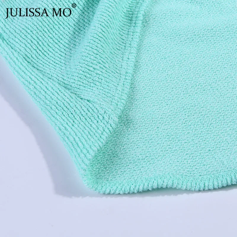 JULISSA MO, белые вязаные свитеры с повязками спереди, женские сексуальные пуловеры с v-образным вырезом и длинными рукавами, осенне-зимние повседневные Теплые Топы, джемперы