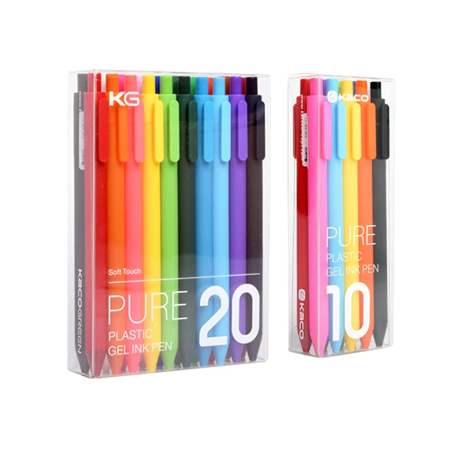 Gel Pen Stationery - 20pcs/set Kawaii Candy Color Gel Pens Kids 0.5mm Cute  Colored - Aliexpress