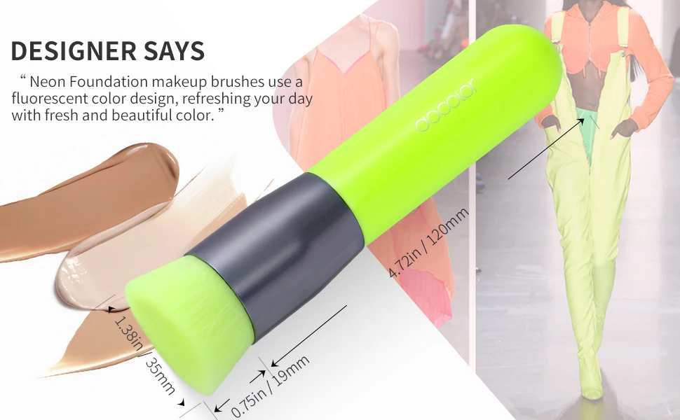 Angled contour brush – Docolor kabuki set