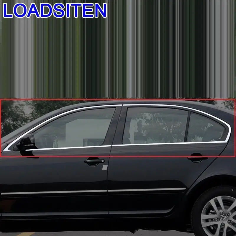 

Car Chromium Auto Decorative Window Exterior Accessory Accessories Modification 07 08 09 10 11 12 13 14 15 FOR Skoda Octavia