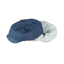 Восьмиугольная шляпа для женщин и мужчин джинсовая ретро британский стиль эластичный живописец кепки головной убор спортивная одежда