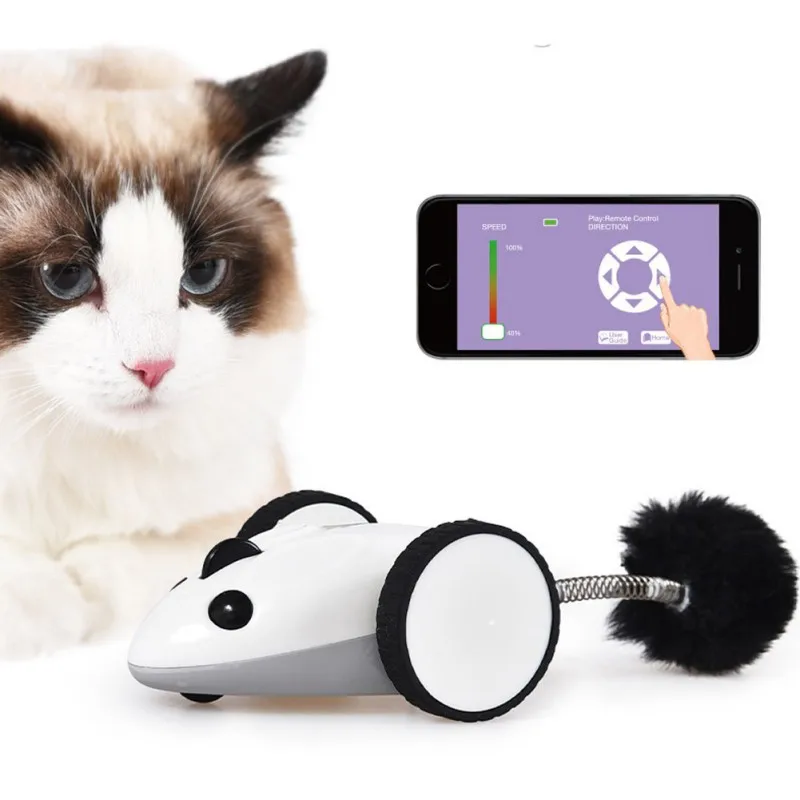 app controlled mouse cat toy