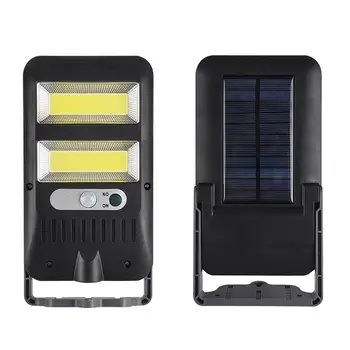 

PIR Motion Sensor COB LED Solar Lamp Waterproof Garden Wall Light Sconce Outdoor Solar Powered Human Senser Street Light