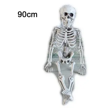 

Halloween Party Ornaments Scary Skeleton Skull and Crossbones Scene Decor Props GXMB