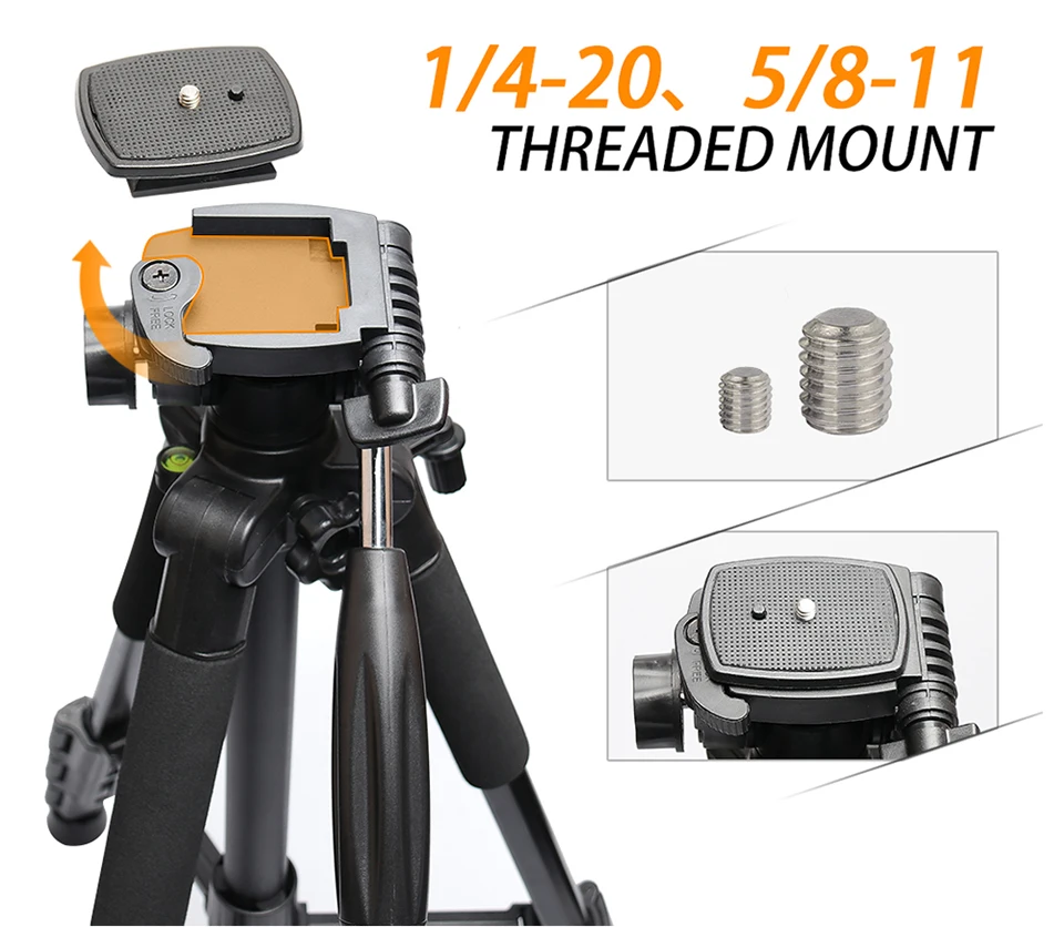  Huepar Multi-function Travel Camera Tripod 56