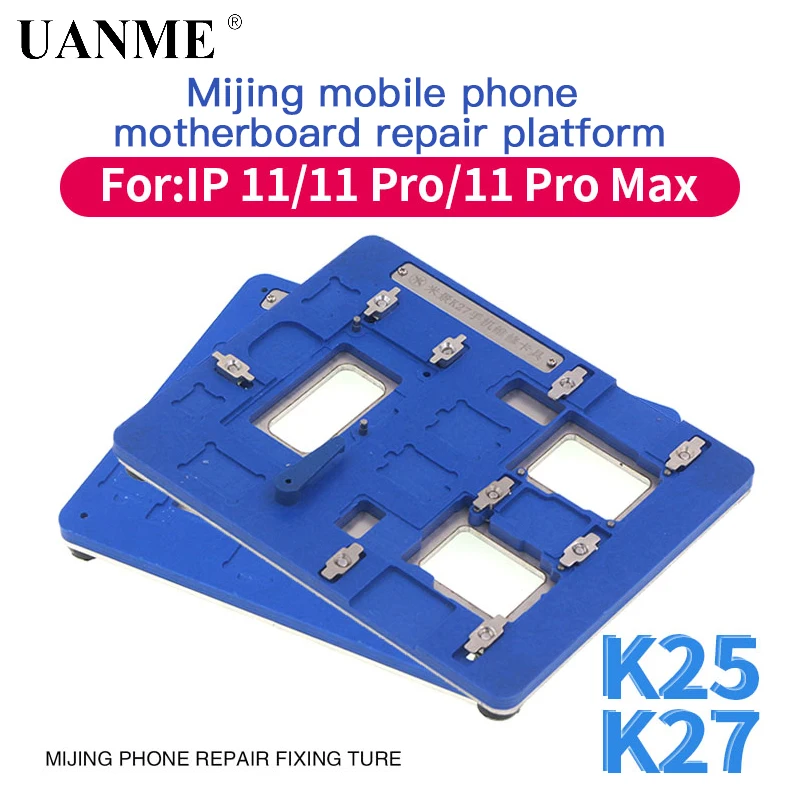 

Mijing K25 K27 PCB Holder Phone Motherboard Soldering Fixture for iPhone 11/11 pro/11 pro Max Mainboard Welding Repair Tools