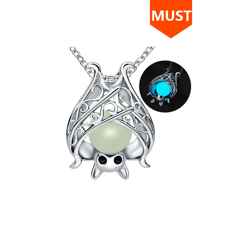 Подвеска летучая мышь из серебра 925 пробы с подвеской|jewelry making|chain necklacenecklace beads |