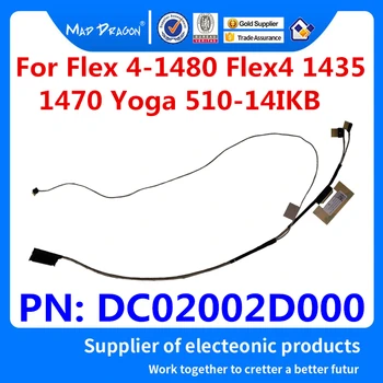 

New Laptop Cable For Lenovo Flex 4-1480 Flex4 1435 1470 Yoga 510-14IKB PN:DC02002D000 Replacement Repair Notebook LCD LVDS CABLE