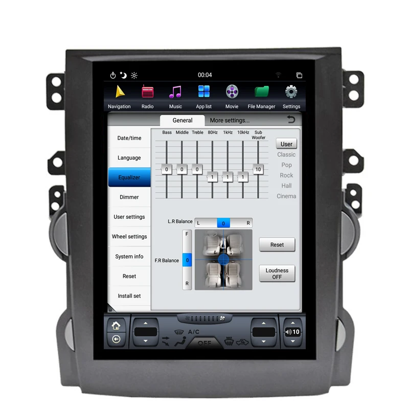 Sale NAVITOPIA 10.4inch 4G+64GB Tesla Style Vertical Screen Android 8.1 Car DVD GPS Navigation for Chevrolet Malibu 2012-2015 13