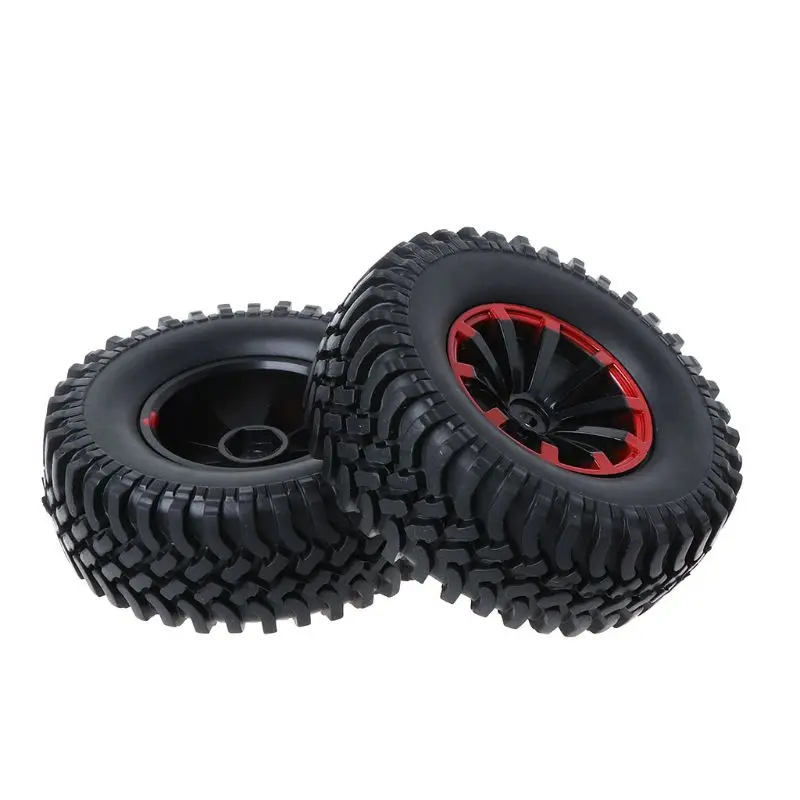 

Premium New 4pcs 1.9 inch Wheel Rim and Rubber Tires for 1:10 RC Rock Crawler Axial SCX10 D90 Tamiya CC01