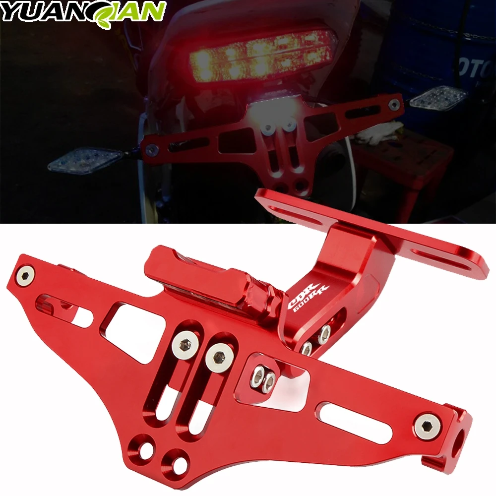 

For Honda CBR 600 RR CBR 600RR CBR600rr 2003 2004 2005 2006 2007 Motorcycle License Number Plate Frame Holder Bracket With LED