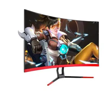 

22" 24 inch 27" Curved 75Hz Gaming LED Monitor Edge-Less AMD FreeSync DisplayPort DP/HDMI Interface