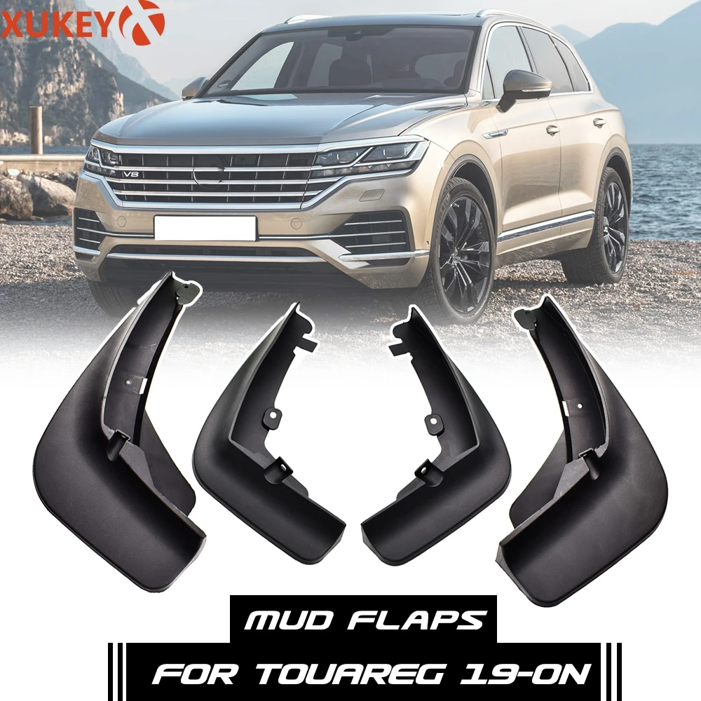 Для Фольксваген Touareg 3 MK3 2019 2020 формованные Брызговики спереди и сзади стайлинга