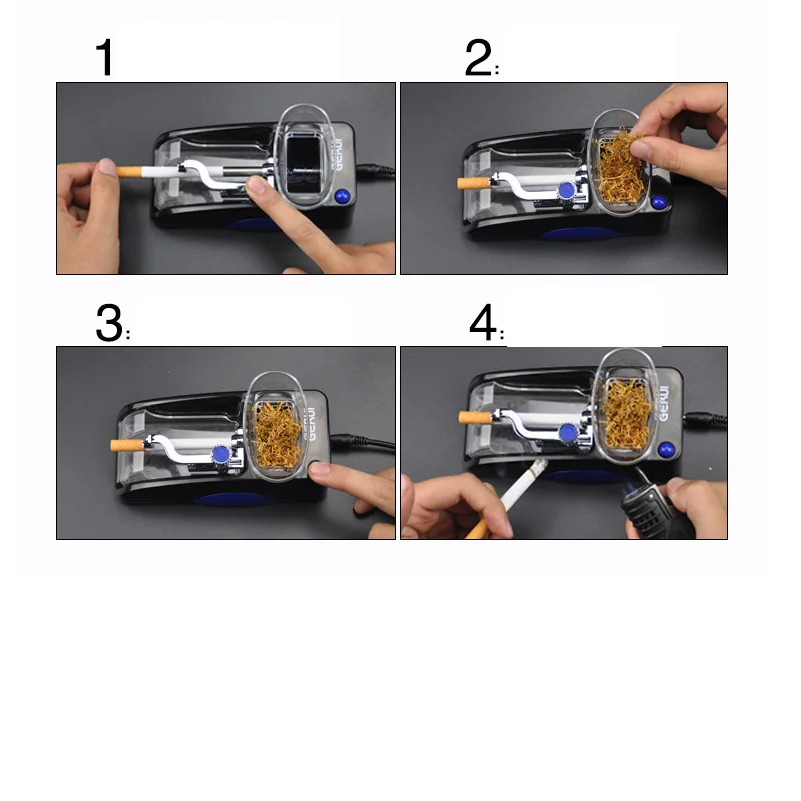 6,5 мм тонкая сигарета прокатки машина электрическая автоматическая табака инжектор производитель Ролик DIY курительный инструмент табак
