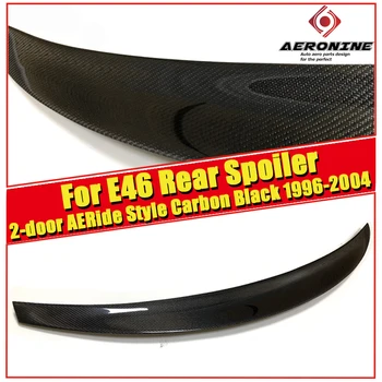 

For BMW E46 Rear tail Spoiler Wing Ride style Carbon fiber 318i 320i 325i 328i 330 330xi 2Door Trunk Spoiler Lip Wings 1996-2004