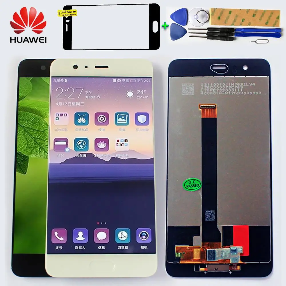 

Touch Screen For Huawei P10 PLUS 5.5 inch 2560*1440 LCD Display Digitizer Assembly +Home Button Free Tools