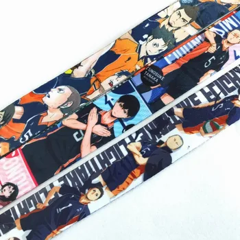 

Anime Haikyuu!! Keys Phone Neck Strap Badge Holders Keychains Lanyard Rope Bag Hanging Rope