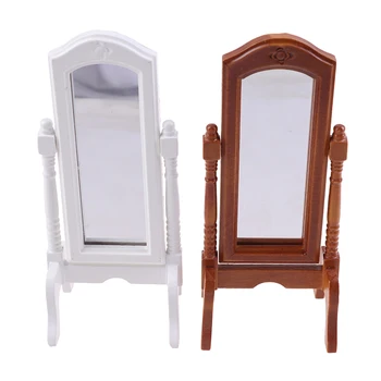 

Mini Dolls Fitting Room Dressing Mirror Model Play Set for Dolls Accessories Furniture Toys Decoration Dollhouse Miniature