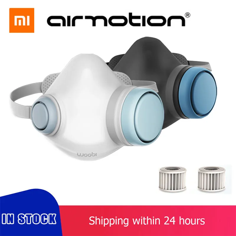 

Xiaomi Woobi Play F95 Adult N95 Mask 4 Layer Protective One-way Valve Face Mask PM2.5 Air Pollution Mask Dustproof Breathable