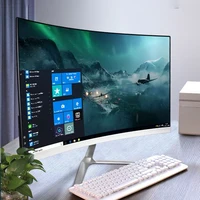 ultra thin wide computer gaming flat curved monitor  3