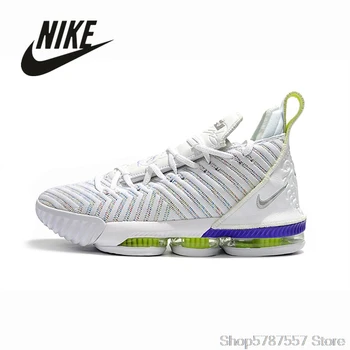 

Nike-zapatillas de baloncesto Lebron James 16, calzado de baño ligero, LBJ16 Generation King, talla 40-46
