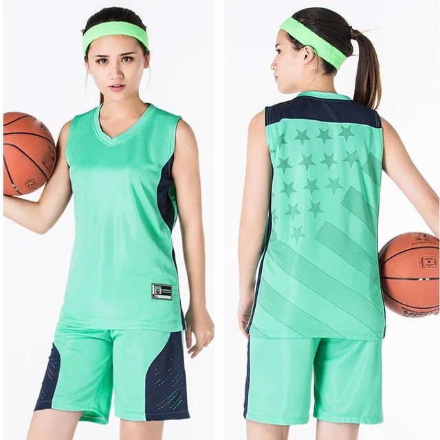 Conjunto de de alta calidad para mujer, uniformes de 16 colores, trajes transpirables para estudiantes, trajes de entrenamiento deportivo de baloncesto|Camisetas de - AliExpress