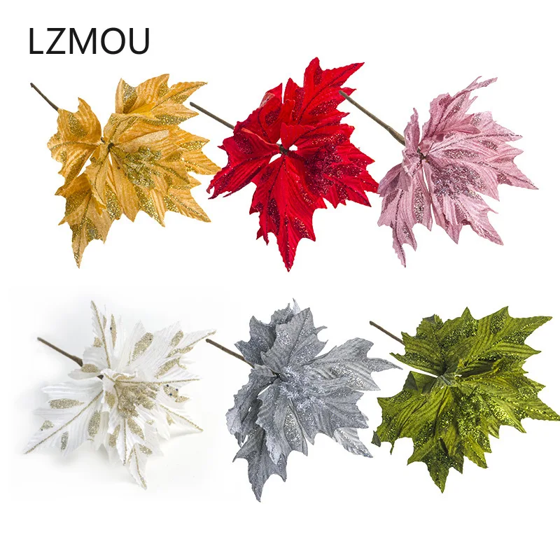 

Natal Artificial Flowers Christmas Decorations for Home Xmas Christmas Tree Ornaments Xmas Tree New Year 2020 Decoration Flowers