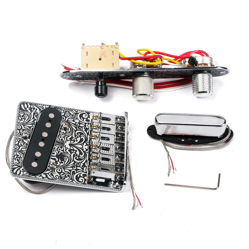 

Control Plate Pickup Bridge Kit For Fender Electric Guitars