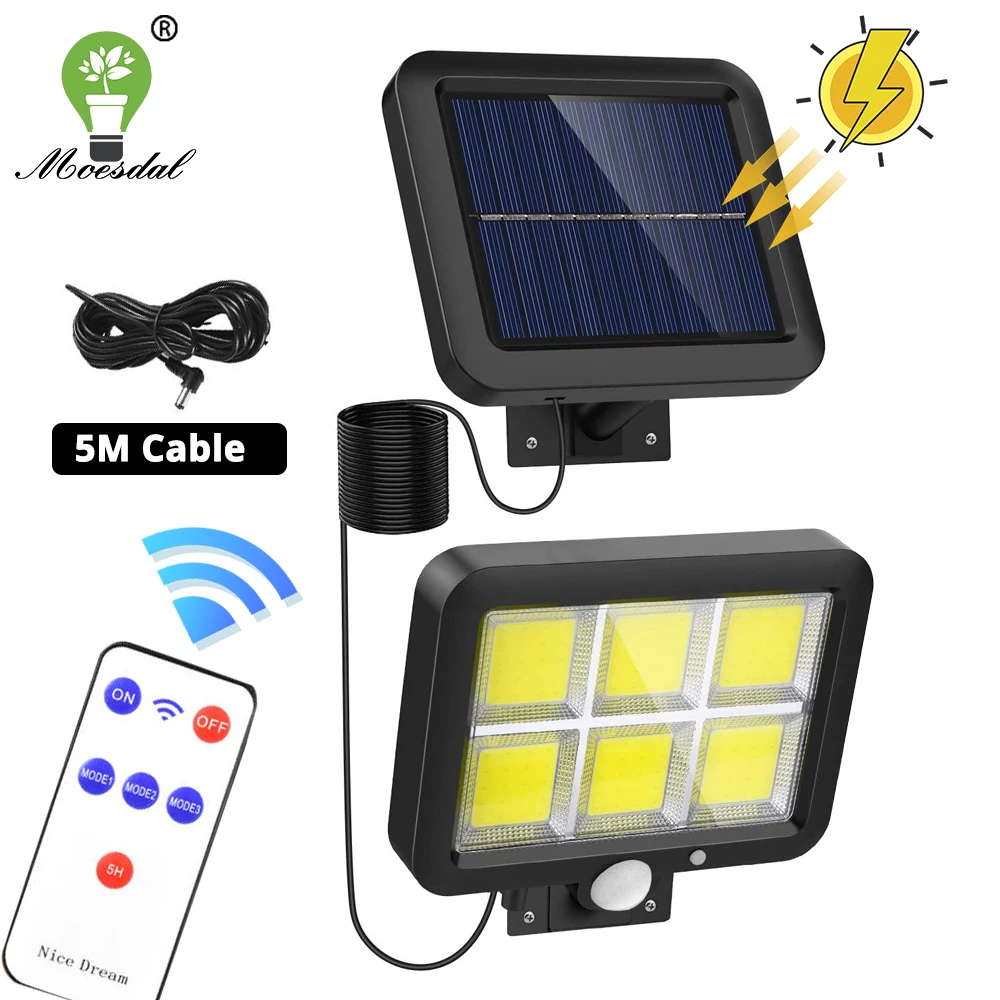 Outdoor Solar Light with Motion Sensor Wall Lamp IP65 Waterproof Energy-saving Lamps for Courtyard Street Garden Porch Etc. energy saving ip65 outdoor 28 watt to 196 watt led street light