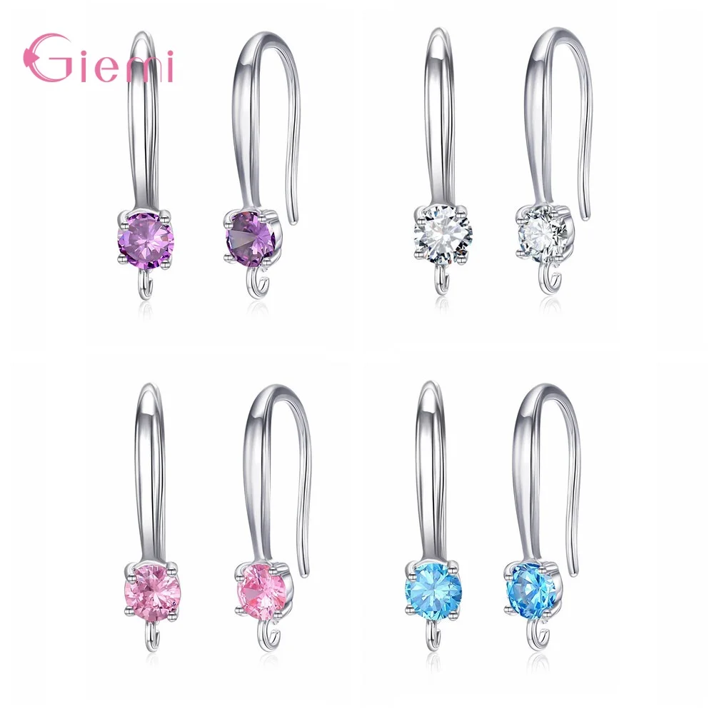 

Genuine 925 Silver Earrings For Women Girls Fashion Lively Occasion Suitable Pattern Shiny Jewelry Lady Favorites