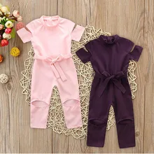 Одежда для маленьких девочек и мальчиков, платье осенний костюм для маленьких девочек, комбинезон с дырками, костюм для подвижных игр, одежда для детей от 18 мес. до 5 лет