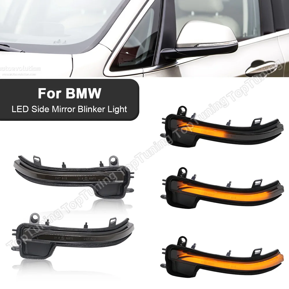 2pcs Led Dynamic Turn Signal Light Side Mirror Lamp For Bmw X2/f39 Z4