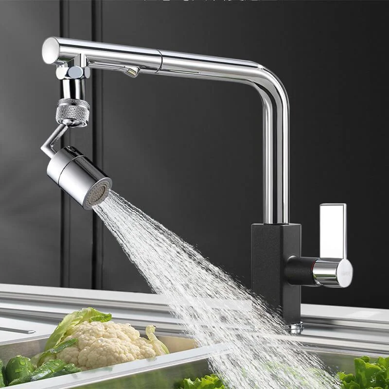720°Universal Splash Filter Faucet Spray Head Anti Splash Filter Faucet Children Movable Kitchen Tap Water Saving Nozzle Sprayer