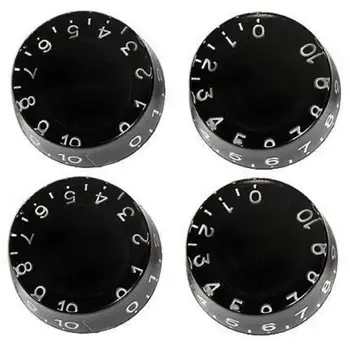 

4pcs Speed Control Knobs Dial Replacement Electric Guitar Acrylic Useful